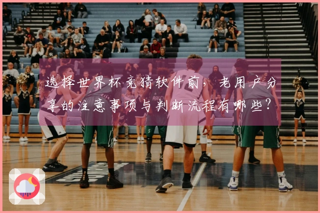 选择世界杯竞猜软件前，老用户分享的注意事项与判断流程有哪些？